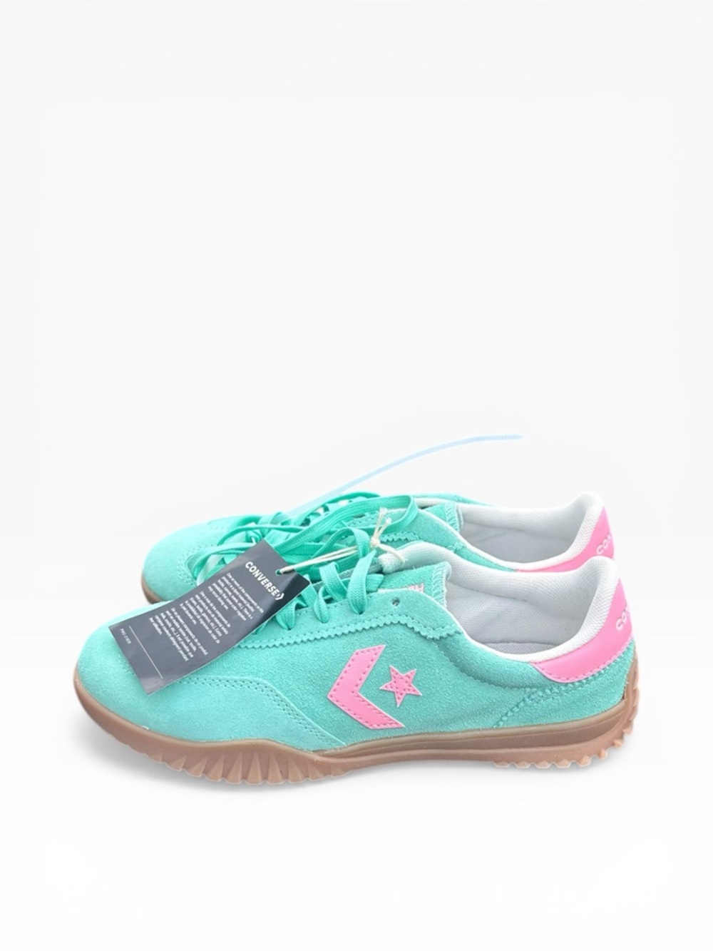 Converse Star Player 76 Suede Mint Green & Pink - Men 6 / Women 7.5 NEW